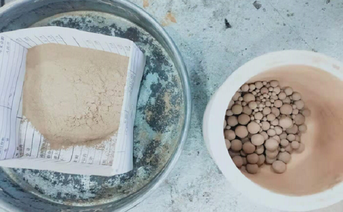 磷矿石研磨后
